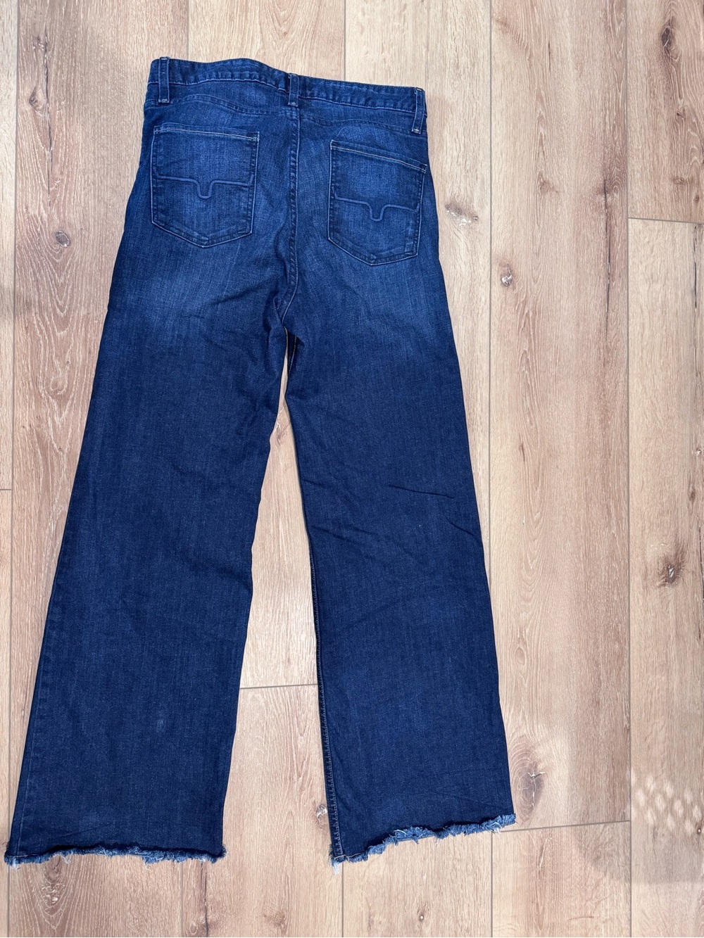 Kimes Ranch Olivia Women's Dark Blue Wide Leg Jeans